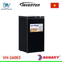 Tủ đông Sanaky Inverter 118 lít VH-160K3 mặt kính cường lực