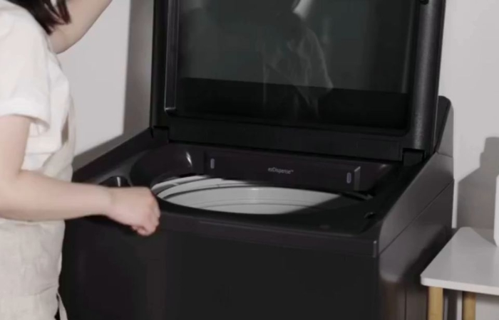 Bộ lọc xơ vải lớn và lồng giặt thép không gỉ