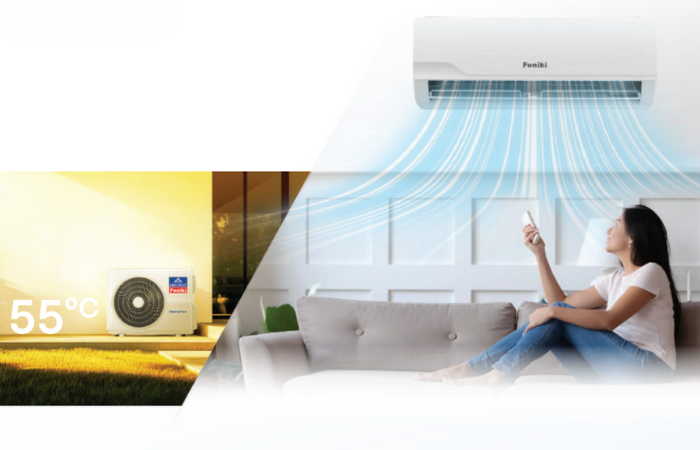 Điều hòa Funiki 9000BTU PowerAI HPIC09TMU to khoẻ hơn, bền bỉ hơn