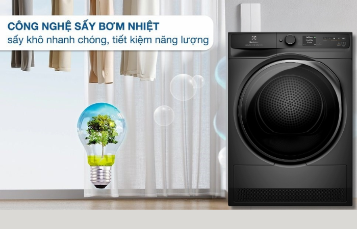 Sấy khô nhanh, tiết kiệm năng lượng