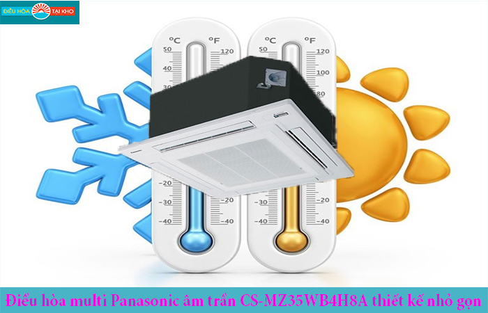 Điều hòa multi Panasonic âm trần 2 chiều 12000BTU CS-MZ35WB4H8A