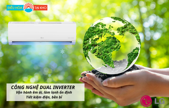 Điều hòa LG 18000BTU 1 chiều inverter V18WIN1