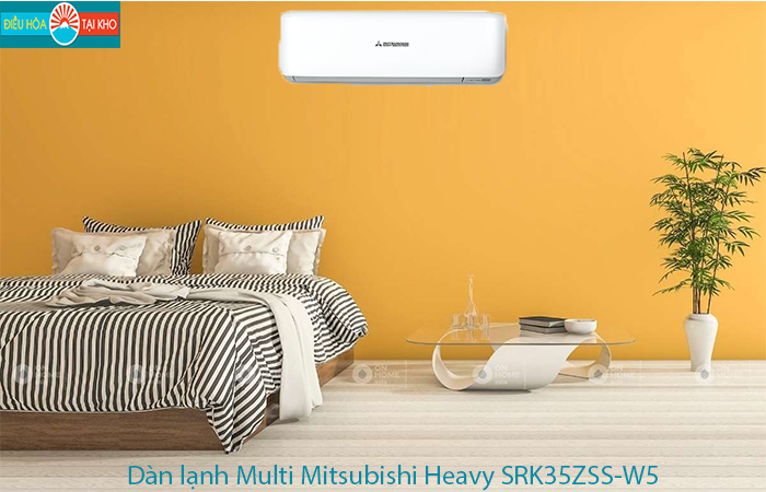 Dàn lạnh điều hòa Multi Mitsubishi Heavy 2 chiều 12.000BTU SRK35ZSS-W5