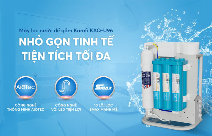 Máy Lọc Nước Karofi KAQ-U96 10 Lõi