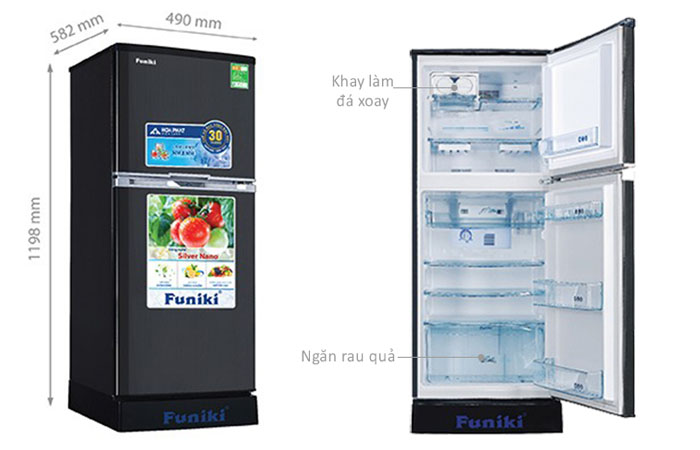 Tủ lạnh Funiki 120l 2 cánh FR-126ISU