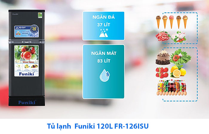 Tủ lạnh Funiki 120l 2 cánh FR-126ISU