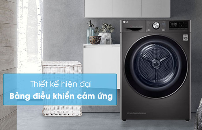 Máy sấy bơm nhiệt LG 9 kg DVHP09B