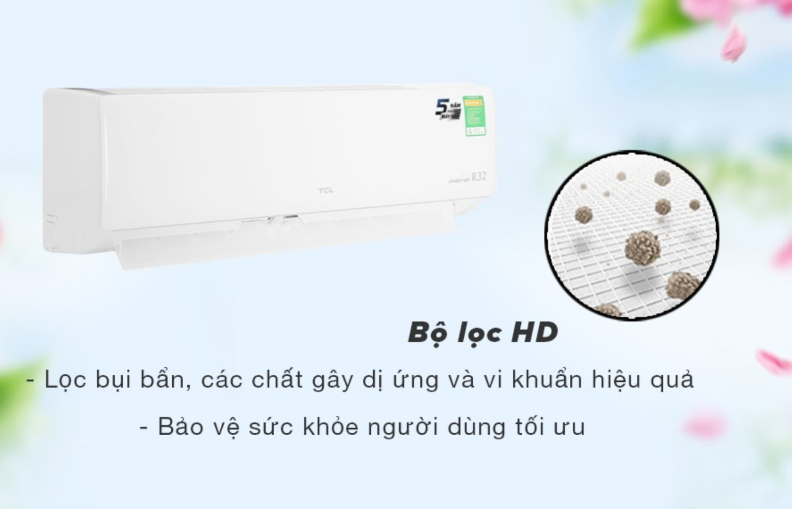 Điều hòa TCL 12000BTU 1 chiều TAC-12CSD/TPG31