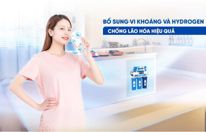 Bổ sung vi khoáng và Hydrogen chống lão hóa