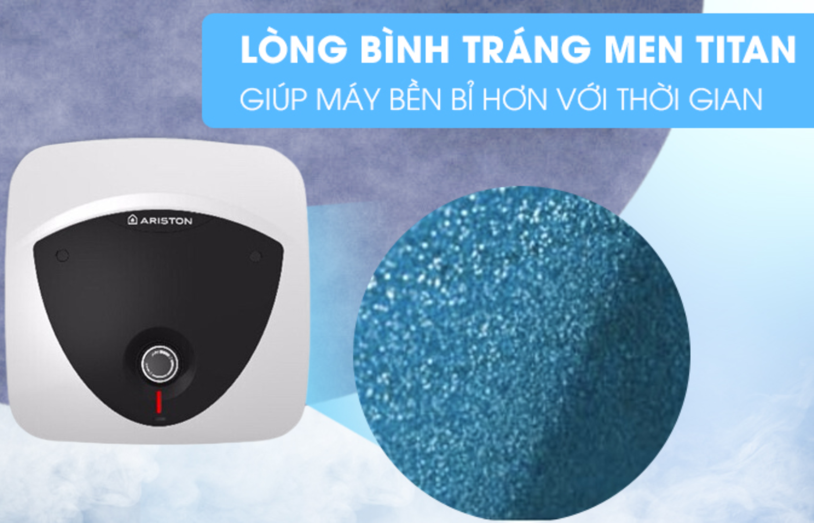 Bình nóng lạnh Ariston 6L ANDRIS LUX 6BE