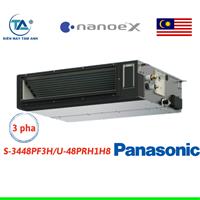 Điều hòa âm trần nối ống gió Panasonic 1 chiều Inverter sang trọng 48000BTU 3 Pha S-3448PF3H/U-48PRH1H8