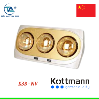 Đèn sưởi nhà tắm 3 bóng Kottmann vàng K3B-NV