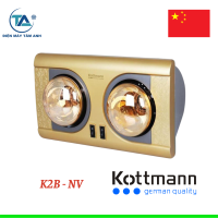 Đèn sưởi nhà tắm Kottmann 2 bóng K2B-NV