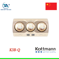 Đèn sưởi nhà tắm Kottmann 3 bóng K3B-Q