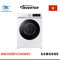 Máy giặt Samsung Bespoke AI EcoBubble Inverter 10 kg WW10DB7U34GWSV