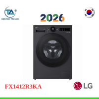 Máy giặt sấy LG AI DD™ 2.0 Inverter 12/7kg màu đen FX1412R3KA