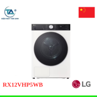 Máy sấy LG AI DUAL Inverter Heat Pump™ 12kg màu trắng RX12VHP5WB