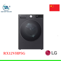 Máy sấy LG AI DUAL Inverter Heat Pump™ 12kg than ánh kim RX12VHP5G