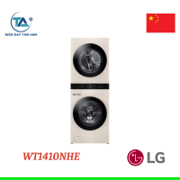 Tháp giặt sấy LG WashTower Inverter giặt 14 kg - sấy 10 kg WT1410NHE
