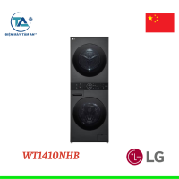 Tháp máy giặt cao cấp LG WashTower 14Kg + sấy 10Kg WT1410NHB