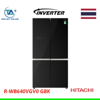 Tủ lạnh Hitachi Inverter 569 lít R-WB640VGV0 GBK