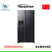 Tủ lạnh Samsung Inverter 615 lít Side By Side AI Home RS90F65D2FSV
