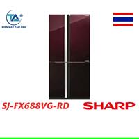 Tủ lạnh Sharp Inverter 605 lít SJ-FX688VG-RD