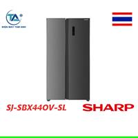 Tủ lạnh Sharp Inverter SJ-SBX440V-SL 442 lít