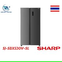 Tủ lạnh Sharp Inverter SJ-SBX530V-SL 532 lít