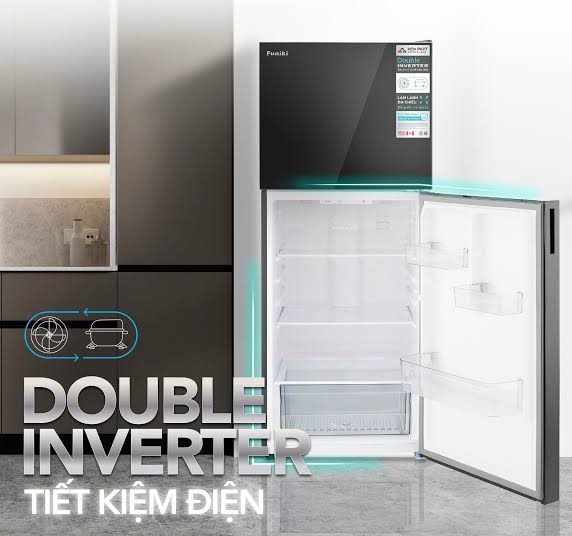 Công nghệ double Inverter Tủ lạnh Funiki HR-T8286GB