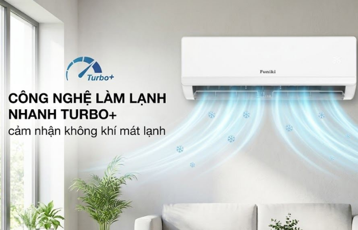 Chế độ Turbo+ làm lạnh nhanh thần tốc 
