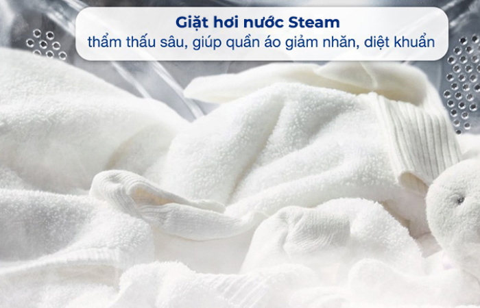 Máy giặt lồng ngang LG AI DD Inverter 17kg F2517SNTG - Công nghệ giặt hơi nước Steam, diệt khuẩn hiệu quả