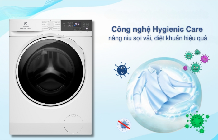Công nghệ HygienicCare – Diệt khuẩn hiệu quả