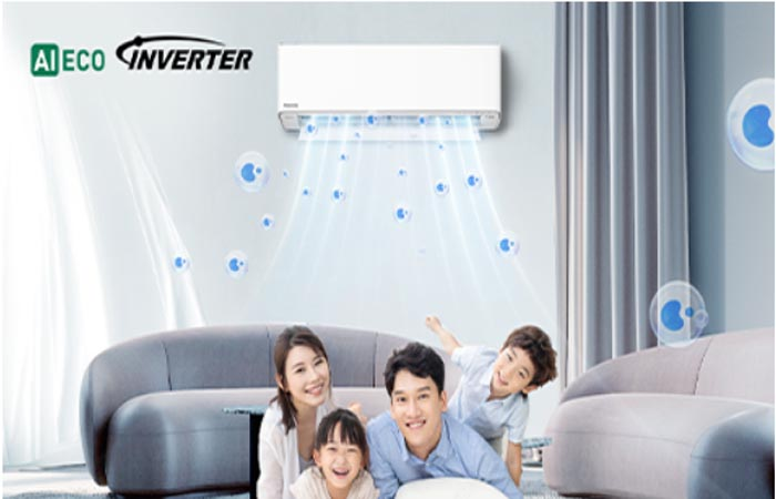 Điều hòa Panasonic RU24CKH-8D tích hợp công nghệ Inverter tối ưu hóa 65% điện năng