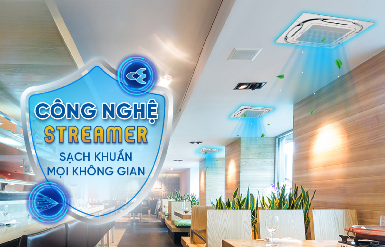 Công nghệ lọc không khí Streamer