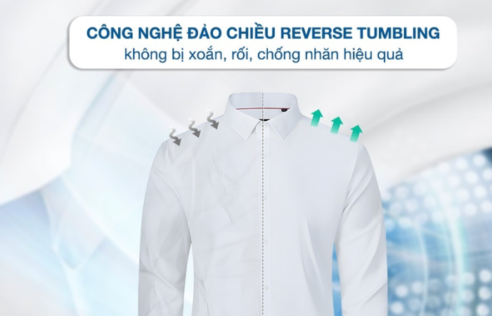 Công nghệ sấy đảo chiều Reverse Tumbling