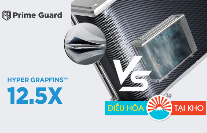 Độ bền vượt trội với dàn tản nhiệt chống ăn mòn Graphene