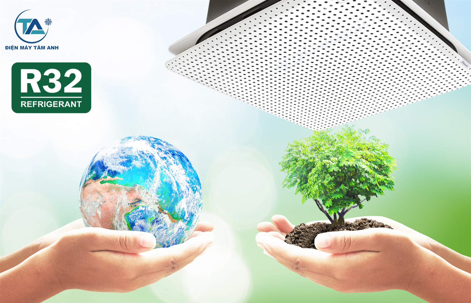 Gas R32 hiệu suất cao, an toàn