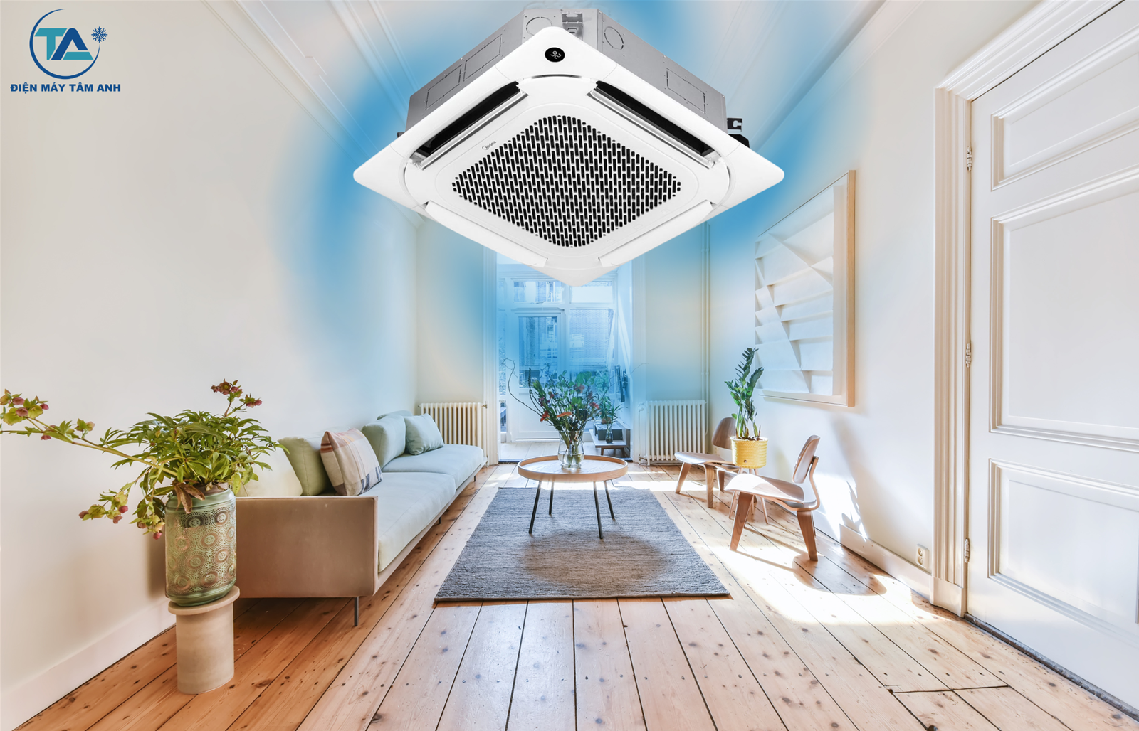 Điều hòa âm trần Midea MCFO-50CRN8