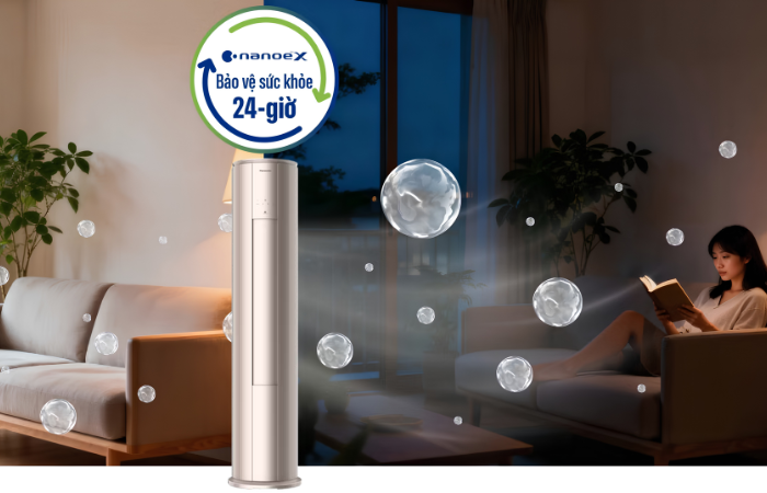 Điều hòa tủ đứng Panasonic CU/CS-NZ24CF1H-8N