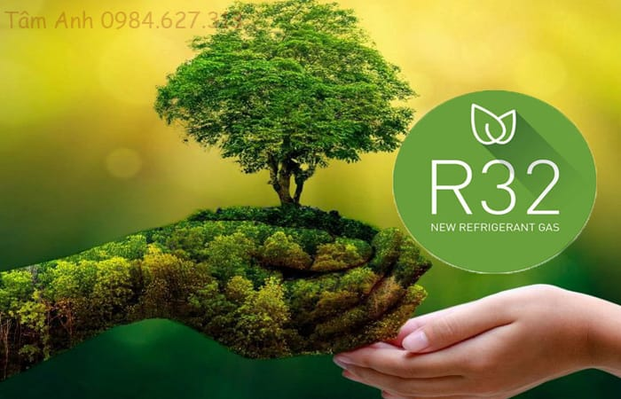 Gas R32 làm lạnh nhanh, thân thiện với môi trường