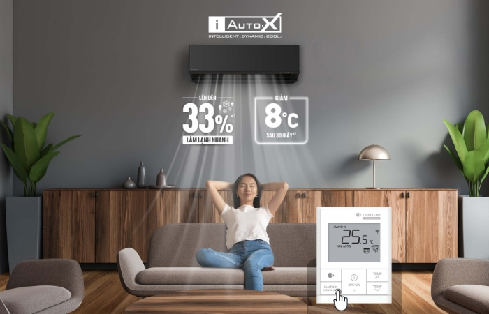 công nghệ iAUTO-X -  Làm mát nhanh hơn 33%
