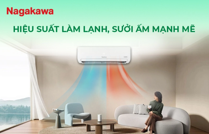 Làm mát – sưởi ấm thoải mái quanh năm
