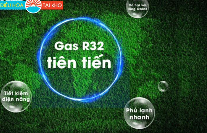 Sử dụng môi chất lạnh R32 thân thiện với môi trường