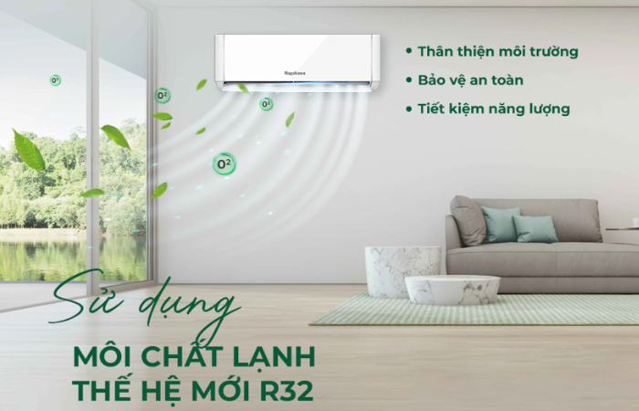 Môi chất lạnh R32 thế hệ mới